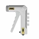 HXD-ERGO Griffkrafttrainer mit Fingertrainer, Verstellbarer Widerstand Handgreifer, Handtrainer mit Zählung für Muskelaufbau und Verletzungserholungskraft (Weiß)