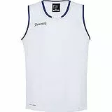 Spalding Herren Move Tank Top, weiß/Royal, 2XL