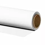 Walimex pro Fotohintergrund aus Karton 1,35x10m, weiß I Fotoleinwand als Backdrop für den professionellen Fotostudio Einsatz I Ideal für Produktfotografie I reflexfrei, strapazierfähig & zum Rollen