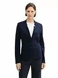 TOM TAILOR Damen 1044609 Basic Cosy Blazer, 10668 - Sky Captain Blue, XL