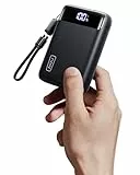 INIU Ultra Klein 20000mAh Power Bank, 22.5W Schnellladung PowerBank mit Abnehmbar USB C Kabel, Flugtauglich & Reise-Essential, Externe Handyakkus für iPhone 17 16 15 Pro, Samsung S25, Xiaomi, iPad etc