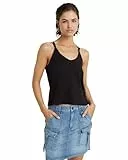 G-Star RAW Women's Tops Spaghetti Strap Tank top wmn, Schwarz (dk Black D24518-5268-6484), XL