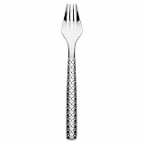 Alessi FM23/17 'Colombina Fish' Fischgabeln aus Edelstahl 18/10 hochglanzpoliert (6 Stück), silber
