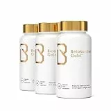 Betakaroten Gold® Beta Carotin Kapseln, 6 mg für sanfte Bräune von innen - Norwegische Qualität - 60 Kapseln - vegan - mit Kokosöl, Biotin, Kupfer & Vitamin C,A,E - 3-Monats-Vorrat