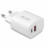 LINDY 73413 20W USB Typ A & C Charger