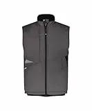 DASSY® Fusion Softshell-Weste - Größe XL - ANTHRAZITGRAU/SCHWARZ