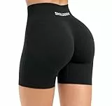 SMILODOX Shorts Leggings Damen Cetrina, Scrunch Radlerhose kurz, Shaped Fit Kurze Sporthose, Hotpants Booty Scrunch, elastischer Bund, angenehm auf der Haut