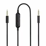 Headset Kabel Ersatz für Logitech, 3,5 mm Kopfhörer Audiokabel Gaming Headset Lautstärke Mikrofonsteuerung Kabel, Spiel Kopfhörer Audio Ersatzkabel Klinkenkabel für Logitech G433 G233 G Pro G Pro X