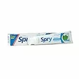 Spry Natürliche Xylitol Zahnpasta 141 g – Fluoridfrei, Sanfte Zahnaufhellung, Frischer Atem & Feuchtigkeitsspendende Mundpflege, Pfefferminze (Pack of 6)