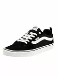 Vans Herren Filmore Sneaker, Suede Canvas Black White, 43 EU