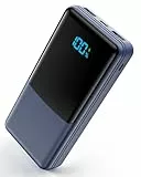 Coblob Power Bank 27000mAh, Powerbank Schnellladefunktion USB C PD 20W Fast Charge, Portable Charger für Samsung Galaxy iphone Handy, Externe Handyakkus mit LED Display 2 Input & 3 Output (Dunkelblau)