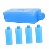 TOYANDONA 5 Stück Kleiner Kühlakkus für Luftkühler Lunchbox und Kühltasche Wiederverwendbare Gefrierblöcke Blaue Kühlpads für Schnelle Sommerkühlung