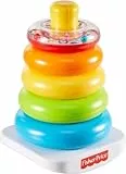 Fisher-Price GKD51 - Farbring Pyramide, klassisches Stapelspielzeug mit Ringen für Babys und Kleinkinder