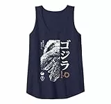Godzilla Minus One Half Face Black & White Movie Poster Tank Top