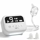 Nasensauger Baby Elektrisch |Elektrischer Nasensauger für Babys 9 Saugstärken Nasensekretsauger Baby Staubsauger Wiederaufladbar Mit Licht und Beruhigender Musik Sicher Effizient Sanft