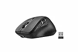 Speedlink Libera Silent Mouse - Bluetooth Maus, leise, Akku wiederaufladbar, ergonomisch, 2 Bluetooth Profile & USB 2.4GHz, Daumen Scrollrad, 3200 DPI, schwarz