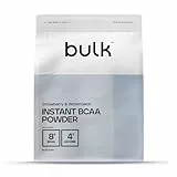 Bulk Instant BCAA Pulver, 8 g verzweigtkettige Aminosäuren pro Portion, Aminosäuren, Erdbeere & Wassermelone, 500 g