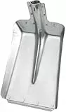 Kerbl Aluschaufel Größe 5 (Breite 28 cm, Gartenschaufel/Stallschaufel, aus Aluminium, mit verzinkter Stoßkante, Schneeschieber, ohne Stiel) 2973