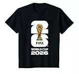 Kinder FIFA World Cup 26 Gold Pokal T-Shirt