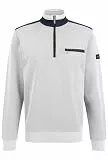 bugatti Herren Sweatshirt Troyer Brusttasche Baumwolle