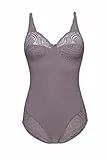 Susa Body ohne Bügel Nizza I Body Shapewear Damen I Frauen Mieder I Softer Bodysuit mit Shaping Effekt I Formt deutlich Taille, Bauch und Po I Frosty Lavender I 80B