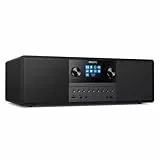 Philips Mikro-Musiksystem TAM6805 50W All-in-One mit Internetradio, Bluetooth, Spotify Connect, USB, CD-Player, DAB+, FM, Bassreflex-Lautsprecher – Kompaktes Audiosystem für Zuhause, Büro oder Küche