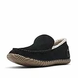 Sorel SOREL DUDE MOC Hausschuhe für Herren, Schwarz (Black x Black), 43 EU