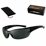 HELLY® - No.1 Bikereyes® | Bikerbrille, Motorrad Sonnenbrille, Motorradbrille | beschlagfrei, winddicht, bruchsicher | TOP Tragegefühl | Brille: i-cut (smoke [583])