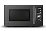 Toshiba MW3-AG20PE(BK) Mikrowellen mit Grill 20L 3-in-1 Mikrowellenherd, Chef-Abtauung, Mikrowelle, Grill, Kombi, 5 Leistungsstufen, 8 Automatikprogrammen, Einfacher Reinigung, Schwarz