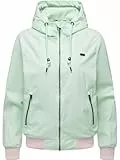 Ragwear Damen leichte Übergangsjacke atmungsaktive Jacke mit Kapuze Nuggeta Summer YOUMODO Mint Gr. S