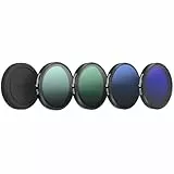 SMALLRIG ND-Filter-Set für DJI Osmo Action 6, 5er-Pack CPL, ND8, ND16, ND32 Aufsteck-Polarisationsfilter & Silikon-Objektivabdeckung, HD-Optikglas/Mehrfachvergütete Filter – 5895