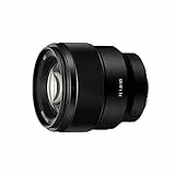 Sony SEL-85F18 Porträt Objektiv (Festbrennweite, 85 mm, F1.8, Vollformat, geeignet für A7, ZV-E10, A6000- und Nex-Serien, E-Mount) schwarz