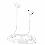 iPhone Kopfhörer mit Kabel, In-Ear Kopfhörer [MFi-Zertifiziert], Kabelkopfhörer mit Mikrofon und HiFi Stereo Ohrhörer für iPhone 14/13/12/11 Plus Pro Max/XR/XS/X/SE/8/7/Plus/iPad Unterstützt alle iOS