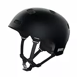 POC Crane MIPS Fahrradhelm - Leichter, strapazierfähiger und druckstabiler Helm mit einem einzigartigen, doppelt verstärkten EPS-Einsatz, Uranium Black Matt