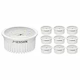 SEBSON® LED Modul 5W ultra flach ø50x26mm für Einbaustrahler, warmweiß 3000K, 400lm, 230V, ersetzt GU10 MR16 Leuchtmittel, nicht dimmbar, 10er Pack