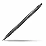Cross Classic Century Kugelschreiber (Strichstärke M, Schreibfarbe: Schwarz, nachfüllbar, inkl. Premium Geschenkbox) Schwarz gebürstet