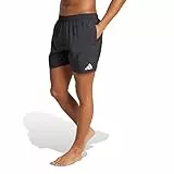 adidas Men's Swim Shorts 5 INCH, Black/White, L