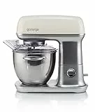 Gorenje MMC 1000 RL Küchenmaschine 7 Geschwindigkeitsstufen/Schüssel 4,5 Liter/ 1000 W Motorleistung / 3D Mixen/SuperSilent/EasyClean/Überhitzungsschutz/Drehzahlregulierung/Champagne