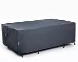 F&J Outdoors Gartenmöbel Abdeckung Robust Schutzhülle für Garten Möbelsets Schnittsofas Wasserdicht Schneeschutz UV Beständige Wind und Wetterfest Plane Gartentisch Abdeckung 275x205x80cm