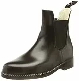 HKM 5309 Jodhpurgummistiefel, Stiefeletten Teddyfutter, Soft/Weit, Schwarz 36