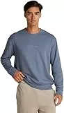 Calvin Klein Herren Sweatshirt mit Rundhalsausschnitt, Blau (Grisaille), L