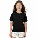 TBoonor T-Shirt Mädchen Sommer Kurzarm Tops Kinder Tshirts Einfarbige Casual Sport Rundhalsausschnitt Tees Oberteile