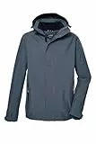 killtec Herren Funktionsjacke/Outdoorjacke mit abzippbarer Kapuze KOS 87 MN JCKT, deep water, L, 43281-000