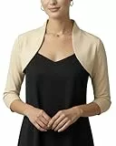 BlackButterfly Maßgeschneiderte 3/4 Hülse Bolero (Champganer, L)