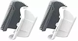 Catit 2.0 Self Groomer, Massageecke für Katzen, grau, 1 Stück (2er Pack)