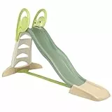 Smoby Life - XL Doppel-Wellen-Rutsche mit min. 80% Recycling-Anteil– Große Rutsche mit Wasseranschluss, 2,30 Meter lang, mit Rutschauslauf, Verstrebung, für Kinder ab 3 Jahren