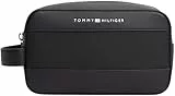 Tommy Hilfiger Herren Th Foundation Washbag Am0am14161 Kulturbeutel, Black (Black)