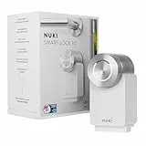 Nuki Smart Lock 3.0 Pro, smartes Türschloss mit WiFi-Modul für Fernzugriff, elektronisches Türschloss macht das Smartphone zum Schlüssel, mit Akku Power Pack, AV-TEST-geprüft, weiß