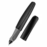 Pelikan Tintenroller Twist, universell für Rechts- und Linkshänder, Black, 1 Stück