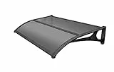Linea Garden Friend P1372135 Hängeschrank 100 x 135 cm, Grau Mittelprofil, Grau